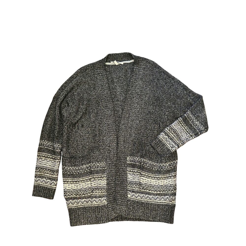 Victoria's Secret open chunky thick cardigan large academia preppy cozycore gray